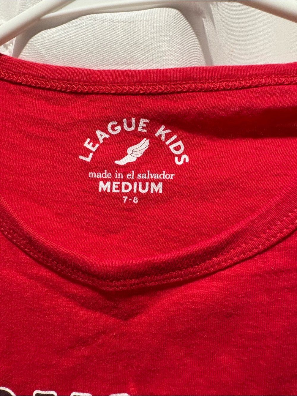 Pioneers Red Graphic Cropped Tee Shirt - Picture 2 of 4